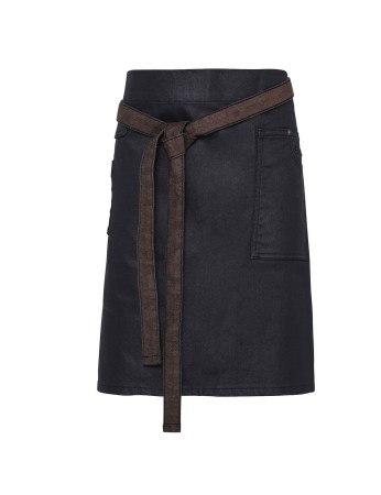  Κερωμένη Ποδιά μέσης (PR135 division) indigo-καφέ